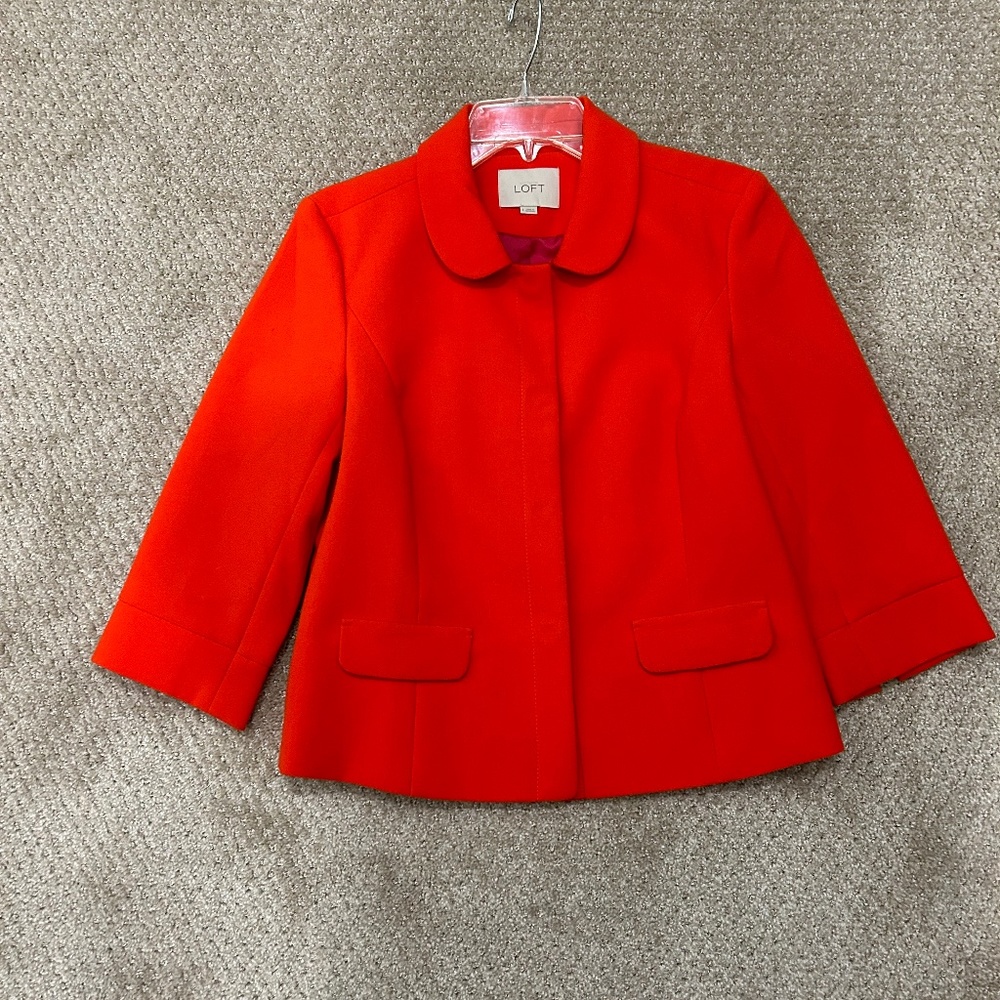 Loft red jacket